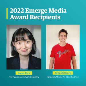 Emerge Media Awards 2022: Congratulations on the achievements of our BMS students!